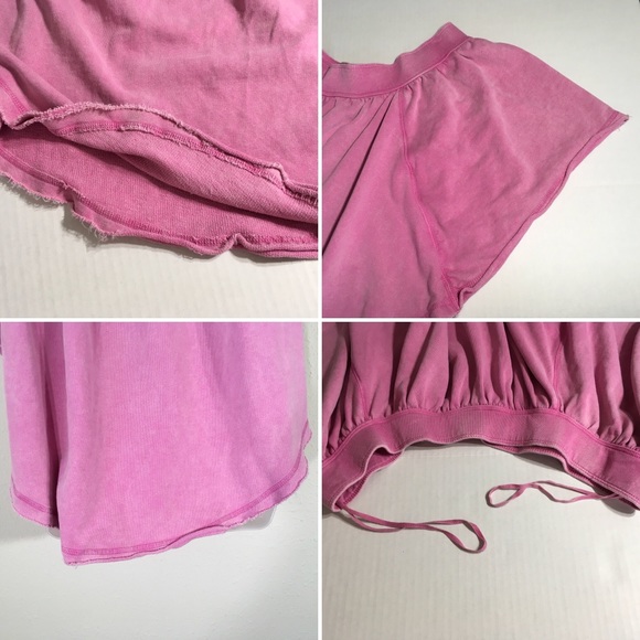 Free People Kiss me tube top SZ M flutter sleevesG - Picture 7 of 8